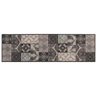 Keukenmat zwarte moza&iuml;ek 150 x 45 cm 100% Polyamide 2