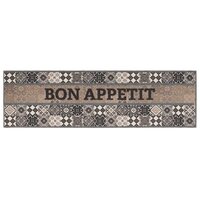 Keukenmat Grijs bon appetit 150 x 45 cm 100% Polyamide 2