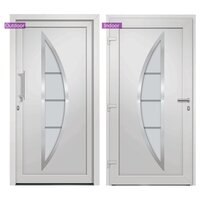 Voordeur 98x208 cm wit 3
