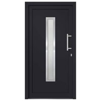Voordeur 98x208 cm antraciet 3