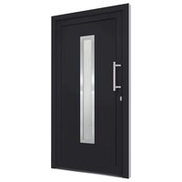 Voordeur 98x208 cm antraciet 4