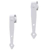 Ophangset voor minischuifdeur 152 cm koolstofstaal wit 5