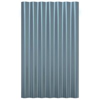 Dakpanelen 36 st 60x36 cm gegalvaniseerd staal grijs 4