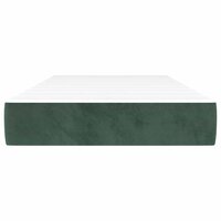 Pocketveringmatras medium 80x200x20 cm fluweel donkergroen 3