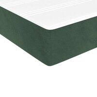 Pocketveringmatras medium 80x200x20 cm fluweel donkergroen 5