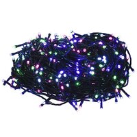 Lichtslinger met 1000 LED&amp;apos;s pastel meerkleurig 100 m PVC 2