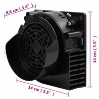 Lichtslinger met 110 LED&amp;apos;s en ventilator 1100 cm 8