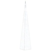 Lichtkegel decoratief LED 90 cm acryl koudwit 2