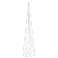 Lichtkegel decoratief LED 90 cm acryl koudwit 3