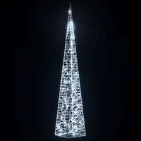 Lichtkegel decoratief LED 90 cm acryl koudwit 4