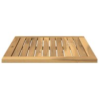 Tafelblad 48,5 x 49 x 2 cm Rechthoekig Massief Acaciahout Wit 4