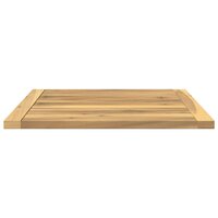 Tafelblad 48,5 x 49 x 2 cm Rechthoekig Massief Acaciahout Wit 5