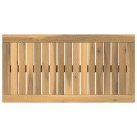 Tafelblad 68,5 x 35 x 2 cm Rechthoekig Massief Acaciahout Wit 2