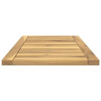 Tafelblad 68,5 x 35 x 2 cm Rechthoekig Massief Acaciahout Wit 5