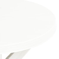 Bistrotafel &Oslash;70 cm kunststof wit 4
