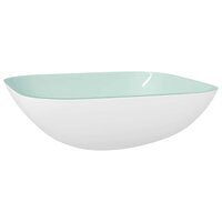 Wasbak 42x42x14 cm glas wit 2