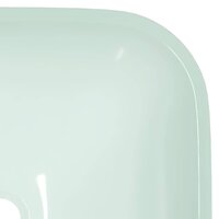 Wasbak 42x42x14 cm glas wit 5