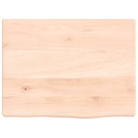 Wastafelblad 40x30x2 cm onbehandeld massief hout 3