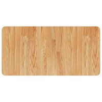 Wastafelblad 80x40x2,5cm behandeld massief hout lichtbruin 2