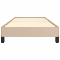 Bedframe kunstleer cappuccinokleurig 100x200 cm 5