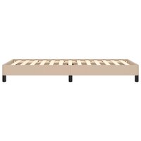 Bedframe kunstleer cappuccinokleurig 100x200 cm 6