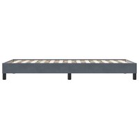 Bedframe zonder matras 80x210 cm fluweel donkergrijs 6