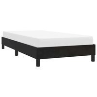 Bedframe zonder matras 100x210 cm fluweel zwart 4