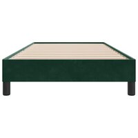 Bedframe zonder matras 100x210 cm fluweel donkergroen 5