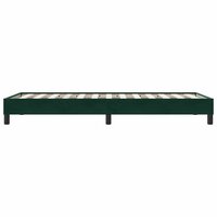 Bedframe zonder matras 100x210 cm fluweel donkergroen 6