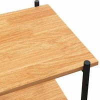3-laags stellingkast zwart en eiken 80x40x92 cm 6