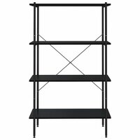 Opbergrek 4-laags 80x40x130 cm zwart 3