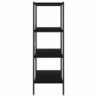Opbergrek 4-laags 80x40x130 cm zwart 4