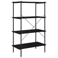 Opbergrek 4-laags 80x40x130 cm zwart 5