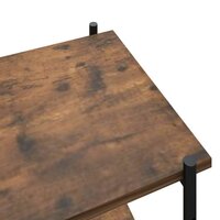 Opbergrek 4-laags 80x40x130 cm zwart en naturel 6
