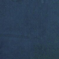 Hocker rond fluweel blauw 5