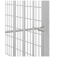 Dierenverblijf 6 panelen 54x60 cm gegalvaniseerd ijzer 6