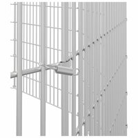 Dierenverblijf 12 panelen 54x60 cm gegalvaniseerd ijzer 6