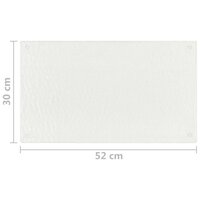 Snijplanken 2 st met transparant bubbelpatroon gehard glas 4