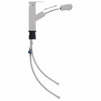 Wastafelkraan met uittrekfunctie 157x172 mm zilverkleurig 2