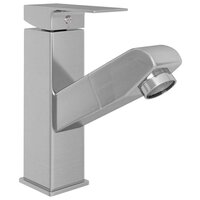 Wastafelkraan met uittrekfunctie 157x172 mm zilverkleurig 3