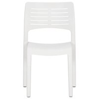 Tuinstoelen 2 st polypropeen wit 4