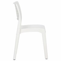 Tuinstoelen 2 st polypropeen wit 5