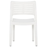 Tuinstoelen 2 st polypropeen wit 6
