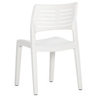 Tuinstoelen 2 st polypropeen wit 7