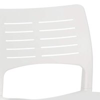 Tuinstoelen 2 st polypropeen wit 8