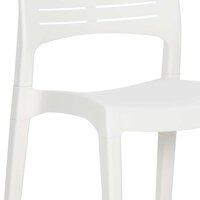 Tuinstoelen 2 st polypropeen wit 9