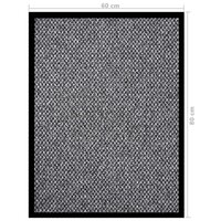 Deurmat 60x80 cm grijs 6