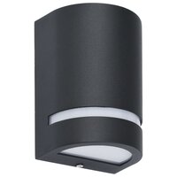 Buitenwandlampen 2 st 35 W halfrond zwart 3