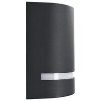 Buitenwandlampen 2 st 35 W halfrond zwart 4