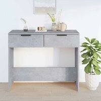 Wandtafel 90x36x75 cm bewerkt hout betongrijs 3